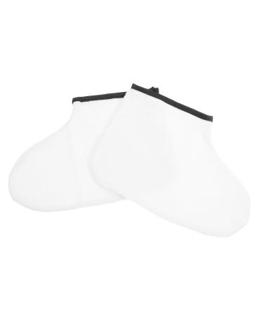 PartyKindom Masques pour Pieds Paraffine Coton Taille Standard Couverture Chauffante Soin Hydratant Professionnel Spa Soin Beaut Pieds Beige Noir Usage Salon