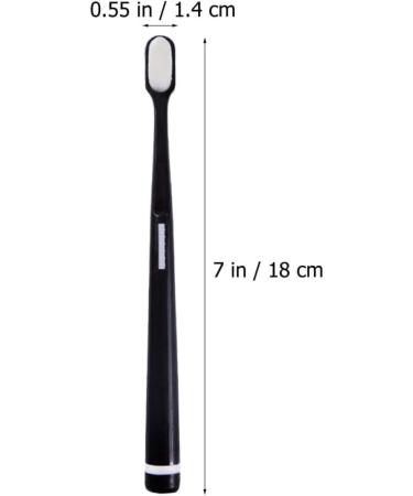 Gleavi 4-Piece Black Silk Maternity Toothbrush Set - Soft Bristles for Pregnant Moms - Gentle Travel & Care - Buy Online on GoSupps.com