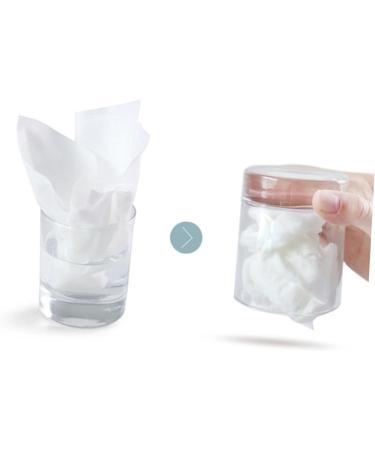 NOLITOY 2 Boxes Sponges Travel Towel Face Sponge Cotton Disposable Wash Towel Face Towel Non-woven Gauze Pad 1 count (Pack of 1) Whitex2pcs - Buy Online on GoSupps.com