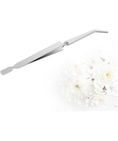 Beavorty 1pc Tweezers Nail Art Clip Nail Pincher Double Head Phototherapy Nail 17*0.9cm Silver - Buy Online on GoSupps.com