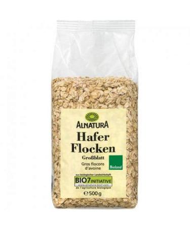 ALNATURA - Large Oat Flakes 500G - Pack of 4 - free delivery