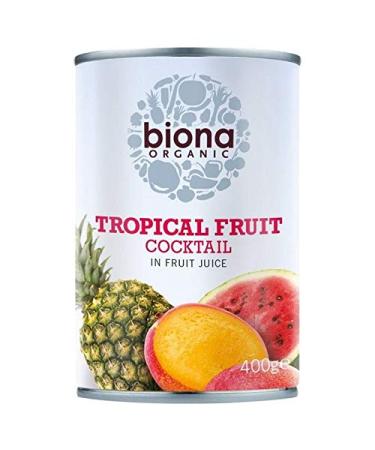 Biona Biona Organic Tropical Fruit Cocktail in Fruit Juice 400g