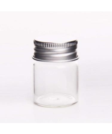 Morechioce 15ml Glass Cosmetic Jars - Set of 12 Travel Bottles with Screw Cover - Empty Containers for Skincare & Beauty Products - Buy Online on GoSupps.com