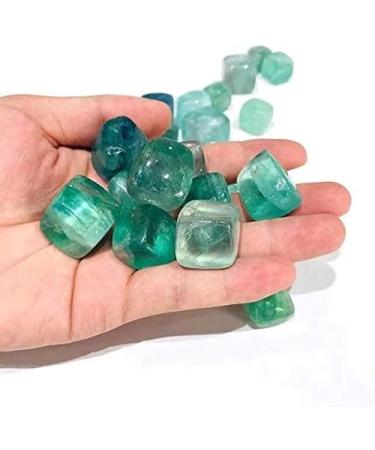 Bulk Natural Tumbled Stones Green Fluorite Cube Crystal Gemstone 10pc Obelisk - Buy Online on GoSupps.com