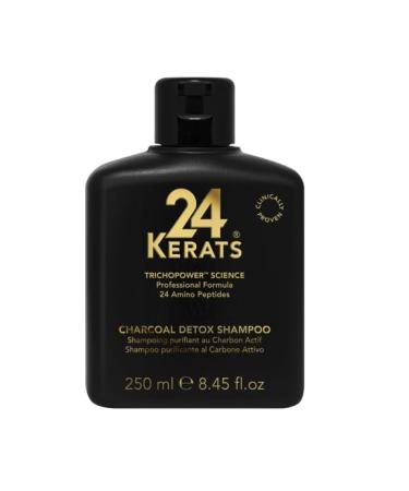 Deeply Purifying Charcoal Bamboo Shampoo for All Hair Removes Build-Up and Impurities Salicylic Acid Formula 8 fl oz