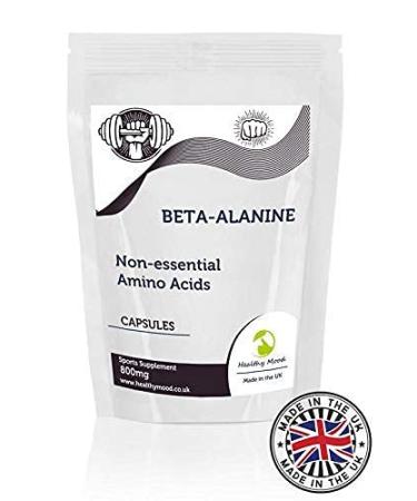 Beta-Alanine 500 Capsules Non-Essential Amino Acid Health Dietary Supplement Nutrition - Healthy Mood