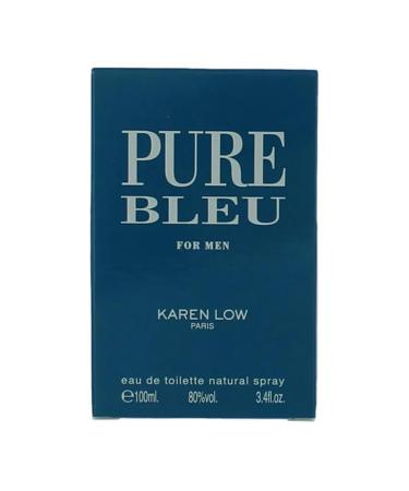 Karen Low Pure Blue Eau de Toilette Spray for Men 3.4 Ounce - Buy Online on GoSupps.com