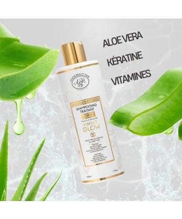  AGATHE BEAUTY HAIR COSMETIC Perfect Glow Ultra Nourishing Treatment Shampoo with Aloe Vera Keratin & Vitamins A B6 B9 500ml - Buy Online on GoSupps.com