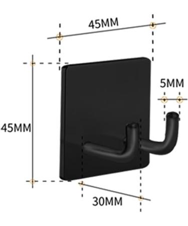 Ycagrain 6 Pack Adhesive Hooks - Rustproof Sticky Hangers for Bathroom & Kitchen - Sleek Silver Wall Hooks - Buy Online on GoSupps.com