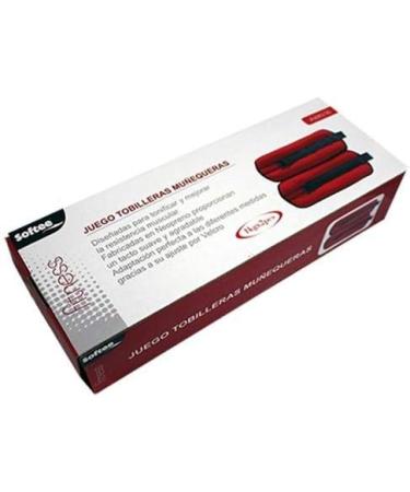  Softee Equipment Softee 24104.003 Unisex Adult Wrist Guard Set 1 kg Red - Buy Online on GoSupps.com