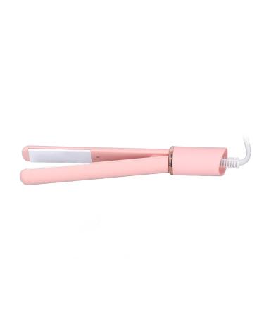 Mini Curling Iron Hair Straightener Portable 2 in 1 Easy to Use for Travel (US Plug 110V)