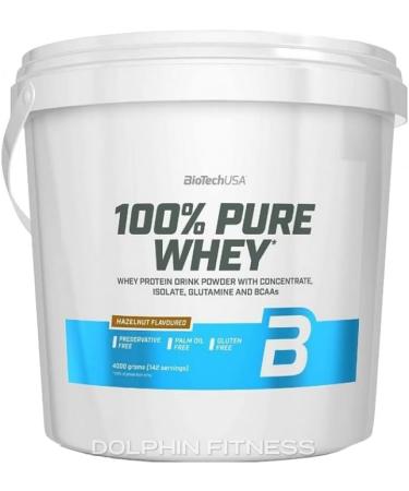 BioTechUSA 100% Pure Whey Whey and Bromelain Protein Complex with Amino Acids No Added Sugars No Palm Oil 4 kg Strawberry - Buy Online on GoSupps.com