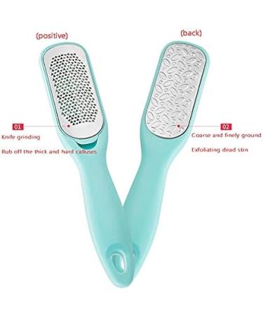 Barabesty Pedicure Rasp Foot File Callus Remover for Hard and Chapped Cornsstainless Steel Scrubber Cleaner File(Black) - Buy Online on GoSupps.com