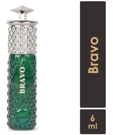 Bravo Premium Attar Aromatic Fresh Spicy & Citrus Soothing Fragrance | Long Lasting Fragrance | for men & Women | 6ml - Buy Online on GoSupps.com