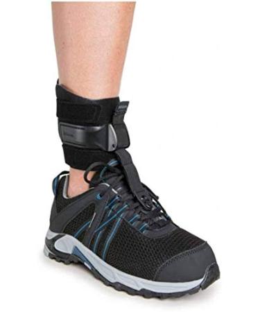 Ossur Rebound Foot-up Drop Foot Brace | Ankle-Foot Orthosis for Dynamic & Discreet Support | One-Hand Wearability | Functional Design | Adjustable Cuff Straps | Breathable Material | L/XL