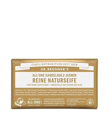 Dr. Bronner's | Sandalwood Jasmine - All-One Pure Natural Soap 140g Sandalwood 140 g (1 pack)