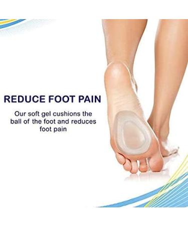 Hyjinx Ball of Foot Cushions - Self-Sticking & Re-Usable Metatarsal Cushions for Heels (1 Pair) - Buy Online on GoSupps.com