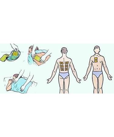 Mustard Plaster Sinapism 10 Pieces - Natural Pain Relief for Family and Children - Buy Online on GoSupps.com