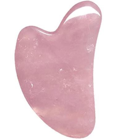 Home Decoration Gua Sha Scraper Board - Rose Quartz Face Massager & Jade Roller Set | Natural Stone Facial Tool for Glowing Skin - Buy Online on GoSupps.com