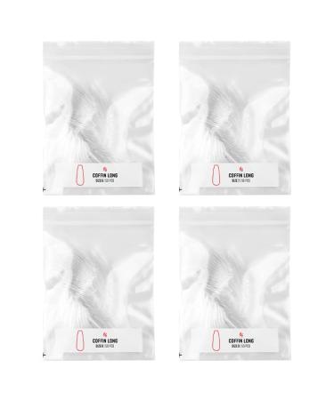 Kiara Sky Gelly Tips Refill Pack - Coffin Shape (Long Length) - Sizes 6-9 - Buy Online on GoSupps.com