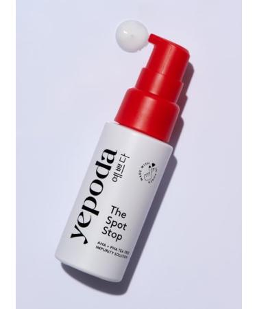 Yepoda - THE SPOT STOP - AHA + PHA Solution for Blemishes with Tea Tree Oil Korean cosmetics (20 ml) - Buy Online on GoSupps.com