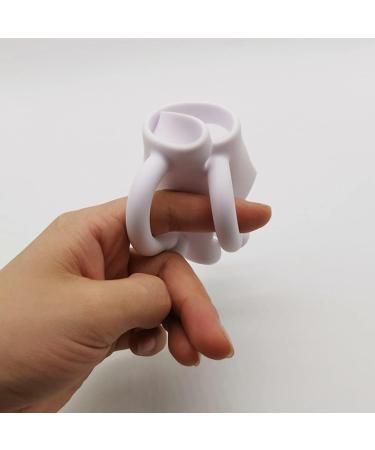 Toyvian 2pcs Silicone Baby Bottle Handles - White Wide Neck Toddler Feeding Bottle Grip for Small Hands - Buy Online on GoSupps.com