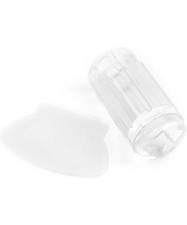 Premium Transparent Silicone Nail Art Sealing Tool | Stamper & Scraper for Perfect Nail Polish Finishing - Buy Online on GoSupps.com