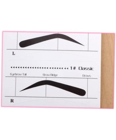 NOLITOY 10pcs Eyebrow Shaping Stencils Eyebrowhack Eyebrow Template Stencils Eyebrow Card Tool Eyebrow Shape medium As Shown - Buy Online on GoSupps.com