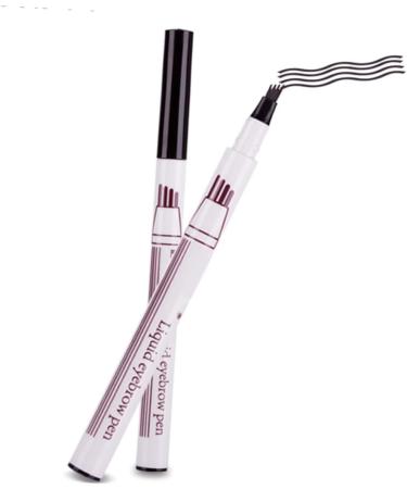 NOLITOY 3pcs Pronged Eyebrow Liquid Waterproof Natural Dark Durable Sweat-proof Pencil # Grey Four 1 count (Pack of 1) As Shownx3pcs - Buy Online on GoSupps.com