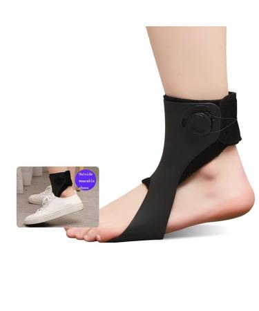 Foot Drop Orthosis Adjustable AFO Ankle Orthosis Splint Support Foot Drop Brace Corrector for Improved Walking Gait Pain Relief and Relieve Pressure Medium Left(Left Medium-30cm) Left Medium-30cm