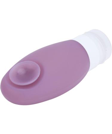 Convenient and Eco-Friendly Travel Container - Compact Silicone Bottle for Shower Gel Conditioner and More (Purple) - Buy Online on GoSupps.com