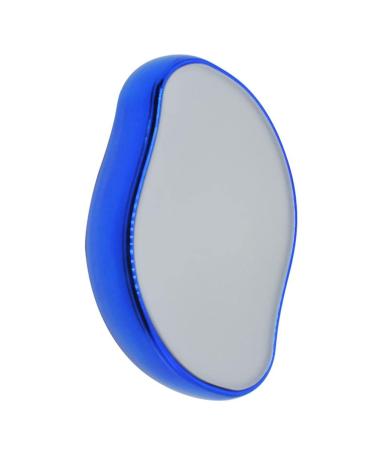 Crystal hair-wheeling rubber magical crystal hair remover stone nano-crystal-tight-free peeling hair removal tool faster & simple hair remover for men and women Every part of the body of royal blue
