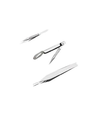 Holthaus Medical splinter tweezers first aid 8 cm stainless steel