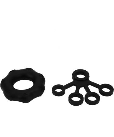 Finger Trainer Hand Strength Training Ring Expander Finger Pull Black - Buy Online on GoSupps.com
