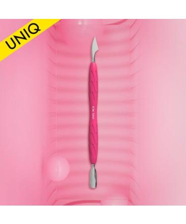 STALEKS PRO by Natury Nails Cuticle Pusher with Rubber Silicone Handle Stainless Steel UNIQ 10/3 - Buy Online on GoSupps.com