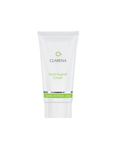 Clarena - Peptide Moisturizing Face Cream with Organic Shea Butter 15ml - Hyaluronic Acid Face Cream - Vitamin E Cream for Allergic Skin - Neck Cream