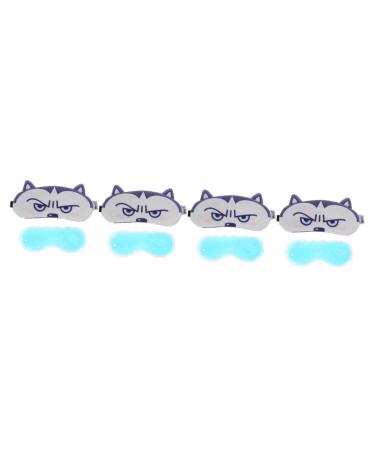 Fomiyes 4 pieces of the eye bump migraine migr n the dark darkness dark eye flap for adult eye mask for children sleeping eye valve practical eye valve portable fabric sailing towel
