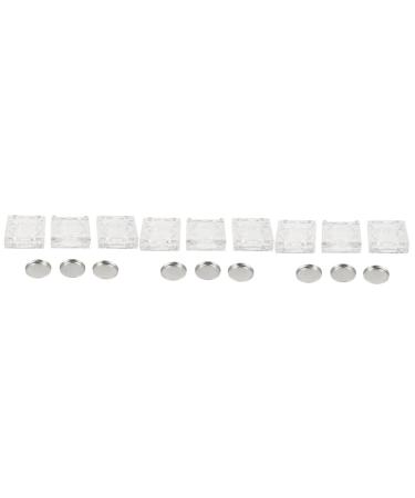 FOMIYES Makeup Eyeshadow 18 Pcs Eye Shadow Box Blush for Cheeks Empty Makeup Case Mini Eye Shadow Case Travel Sample Portable 4.2x1.5cmx3pcs As Shownx3pcs