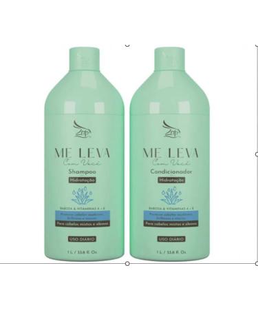 G n rique Zap Me Leva Com Voc Beauty Moisturizing with Aloe Vera and Vitamins - 2x1L