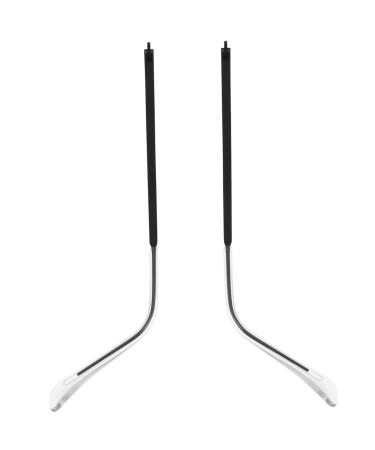 FRCOLOR 1 Pair Glasses Accessories Eyeglass Arm Replacement Eyeglasses Ear Socks Replacement Temple Arm Metal Eyeglass Replacement Arms Glasses Arm Legs Nearsighted Glasses Resin Repair Black 13.80X0.50X0.40CM