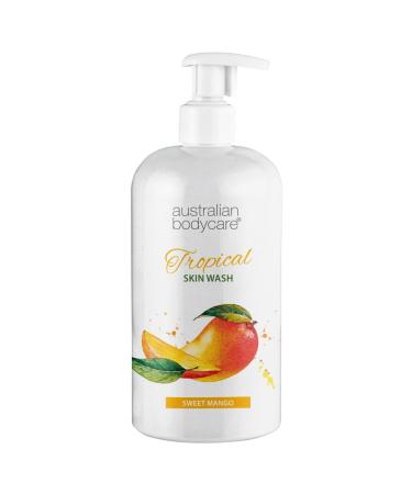 Australian Bodycare Skin Wash Professional 500 ml | Tea Tree Oil + Mango Body Wash for the Skin | Relieves Spots and Pimples Acne Body Odor & smelly feet | Effective after shaving and waxing