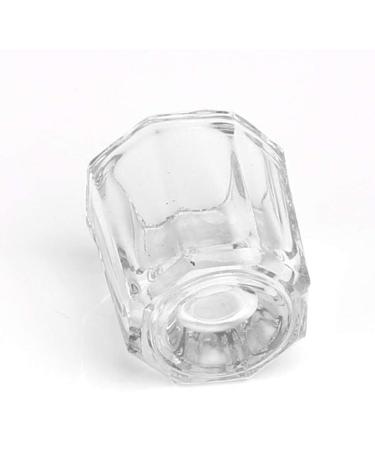 Crystal Glass Acrylic Acrylic Powder Liquid Nail Cup Dish Dappen Bowl Cup Equipment Nail Lid Tools D9R5 Women - Buy Online on GoSupps.com