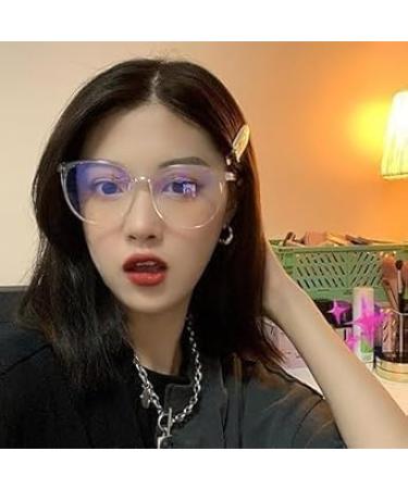 Shop 1pc Black Plastic Light Glasses for Women - Fashionable Blue Light Blocking Glasses for Computer TV Phones & Gaming - Vision Care for Men & Women - Buy Online on GoSupps.com