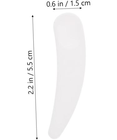 FOYTOKI 500 Pcs Mask Scoop Cream Scoop Makeup Spoon Tool Face Products Face Beauty Scoop Mini Spoon White Pp - Buy Online on GoSupps.com