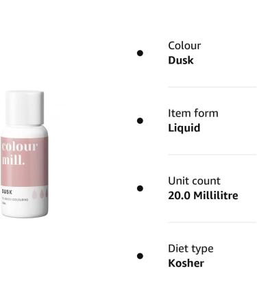Colour Mill Edible Food Paint 20ml - Dusk | Liquid Cake Cookie Dye for Baking, Icing, Fondant - Buy Online on GoSupps.com