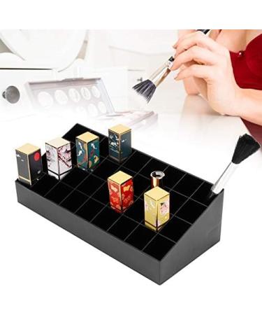 Buy Socobeta Lipstick Rack Container - 36 Grid Makeup Storage Box & Organizer (Black) for Desktop | International Shipping Available - Buy Online on GoSupps.com