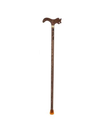WoodeWalking Sticks Cane Elderly Crutches ChickeWings WoodeDragoCrested Handle Length of 95 Cm CaBe Truncated OTheir OwMobility Aid for Elde Run forward