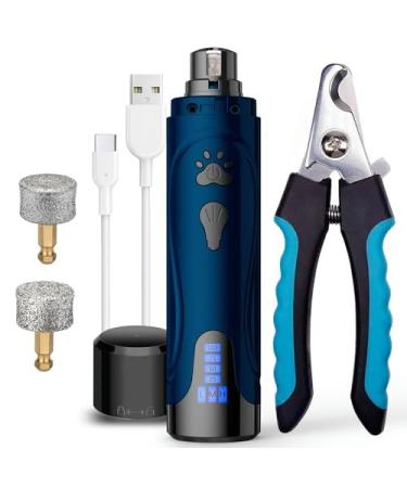 Yabife claw grinder for dogs electrical dog claw cutter super quiet dog crawl file animal claw grinder for small big dogs cats claw care & grooming 3 speeds dark blue - Buy Online on GoSupps.com