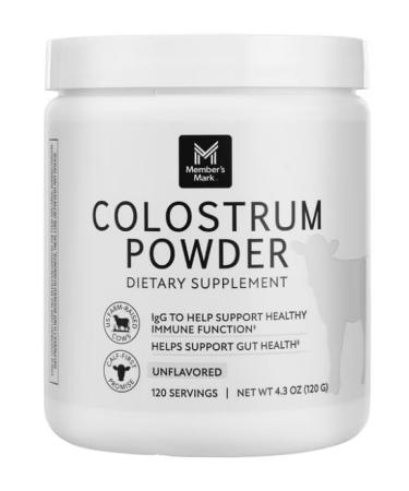 Member Mark Colostrum Powder Unflavored 120 g. 120 Servings