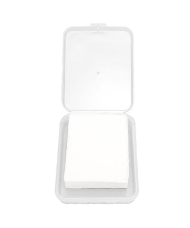 Qukaim Cosmetic Pads Cotton Pads 80 Pieces Ultra Thin White Soft Breathable Makeup Remover Pads for Women Skincare Cosmetic Facial Pads 6 cm Diameter